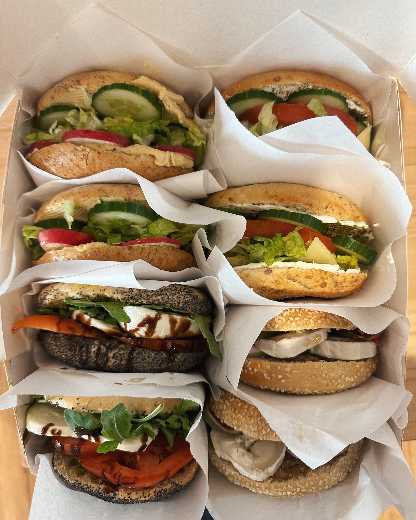 Frische Bagels bei Don's