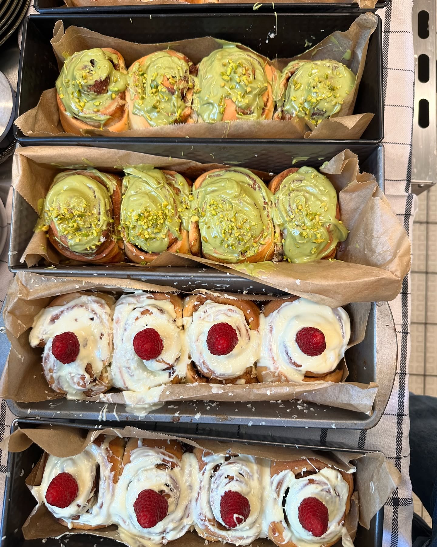 Frische Zimtschnecken